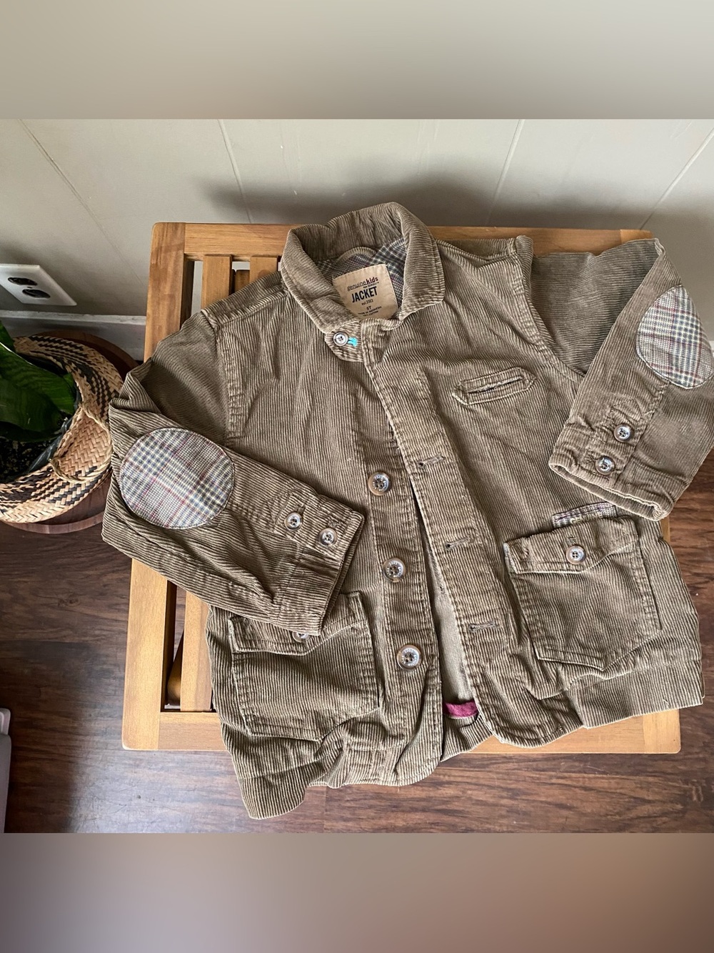 Vintage Oshkosh genuine kids 100% cotton corduroy, 5T coat jacket